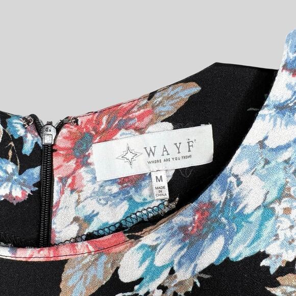 WAYF Floral Mini Dress - Picture 4 of 5